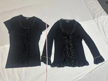 SUPER BEAUTY 블랙 셋업 L(40) 사이즈