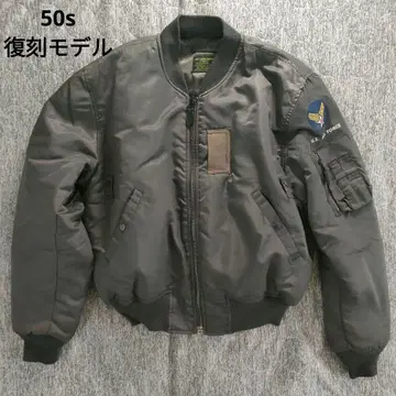 50s 복각 모델 MA-1 플라이트 자켓 U.S.AIR FORCE L