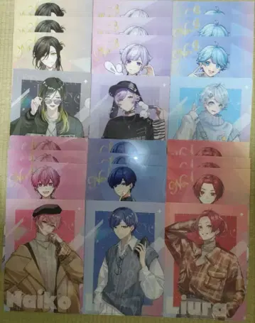 훼미리마트 파미마 이레이스 A4 클리어 파일 전 6종 각 4매 세트