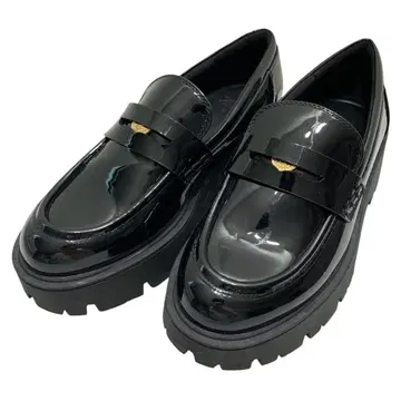 [ 완판템 ] ZARA 트랙 밑창 로퍼 37 코인 로퍼