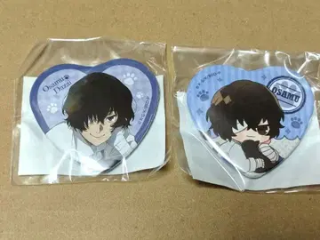 문호 스트레이독스 고양이 컬렉션 하트 캔뱃지 다자이 오사무