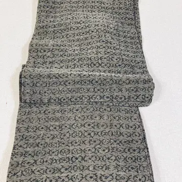 111927 린넨 그레이 계열 기하학 패턴 코몬 기모노