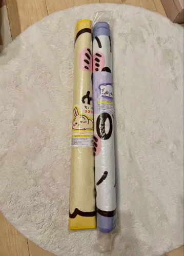 치이카와 (먼작귀) 러그 매트 ~늘어져있는~ 토끼, 모몽가 2종 세트