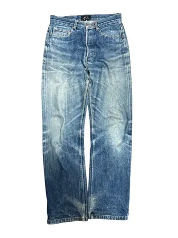 A.P.C. 빨간색 귀 플라이 버튼 W30