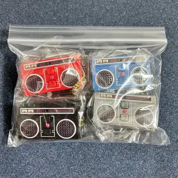 보이레코 mini 라디오 카세트 레트로 전 4종 컴플리트