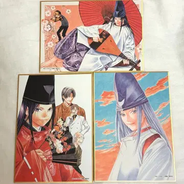 히카루의 바둑 원화전 신도 히카루 후지와라 사이 미니 색지 컬렉션 색지