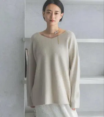 로리즈팜 라쿤 혼방 니트