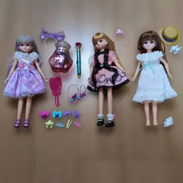 리카짱 인형 3체 세트 중고