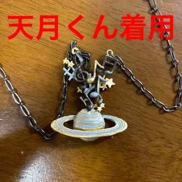 토성과 음표 목걸이 우주 음악 Palnart Poc 파르나토팍