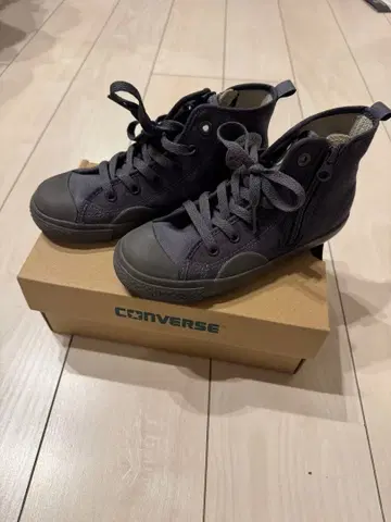 컨버스 x L.L.Bean 콜라보 사이드 지퍼 21cm 그레이