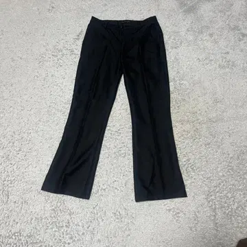 블랙 플레어 슬랙스