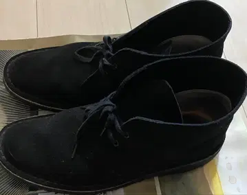 클락스 남성용 블랙 가죽 부츠