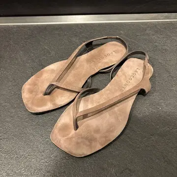 라오콘테 스웨이드 플립플랍 37 (24cm)