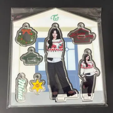 TWICE JYP POPUP 2025 겨울 아크릴 스탠드 키링 미나