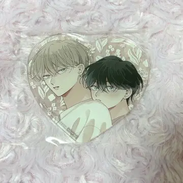 끝이 넓은 바닥 콜라보 카페 아크릴 코스터 치구하구 나 키스 하구 키스