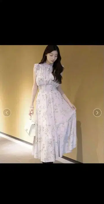 SNIDEL Sustainable 20주년 프린트 원피스 I 사이즈 0