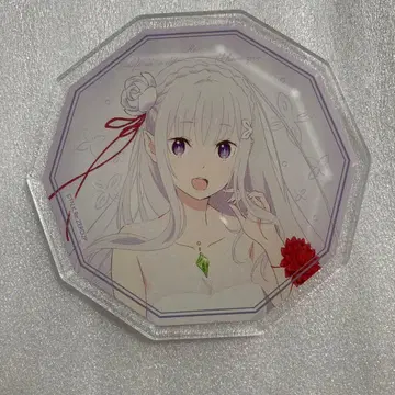 리제로 에밀리아의 생일 생활 트레이딩 아크릴 코스터