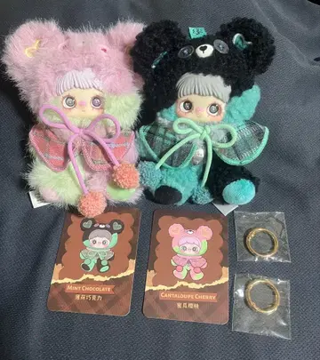 메이메이 타이니 베어 쿠키 초코민트 & 멜론체리 세트