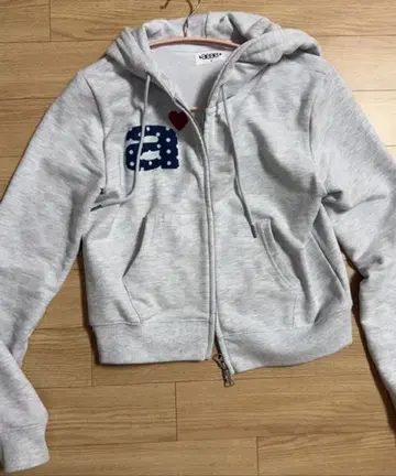 aeae DOT SMALL LETTER 무지 긴팔 후드 부착 후드티