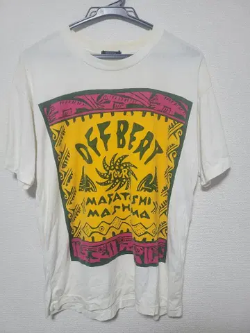 [레어템] 마지마 마사토시 T셔츠 OFFBEAT 빈티지 블루하츠