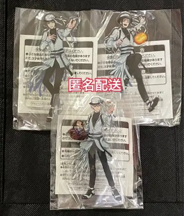 남코 트위스티드 원더랜드 스케어리 몬스터즈 아크릴 플레이트 3종