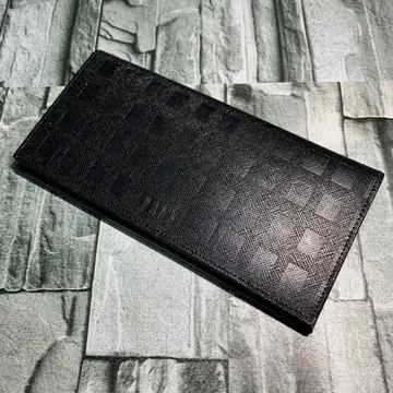 미사용품 DAKS 닥스 장지갑 엠보싱 가공 블랙