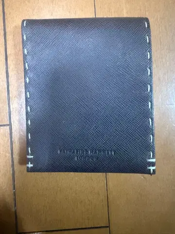 KATHARINE HAMNETT 접이식 가죽 지갑