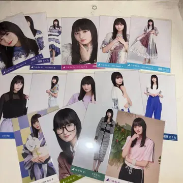 노기자카46 브로마이드 엔도 사쿠라 15장 묶음 판매 컴프 장미