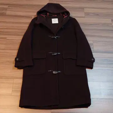몽고메리 더플 코트 다크 브라운 롱 기장 38 사이즈