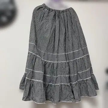 메리제니 merry jenny 불규칙 체크 플레어 스커트