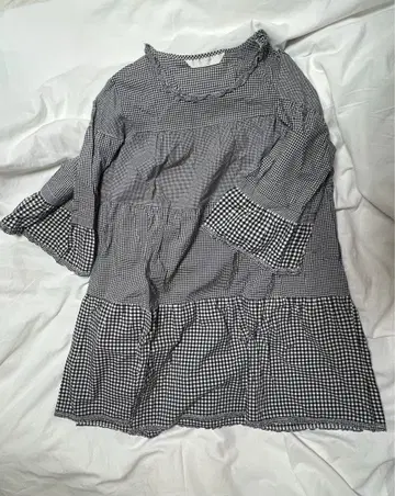 익명 배송만 / 핑크하우스 깅엄 체크 튜닉