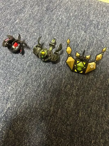 바쿠간 어둠 속성 3개 세트 에어 코어 포함