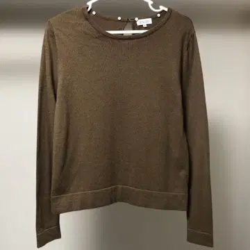 MACKINTOSH 울 코튼 니트 브라운 38