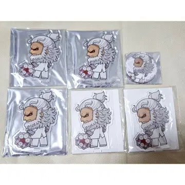 스트6 고우키 프린세스 카페 아크릴 스탠드&캔뱃지 굿즈 6점 세트