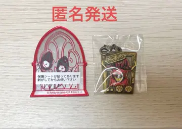 해즈빈 호텔에 오신 것을 환영합니다 메탈 참 아크릴 거울 스티커 알래스터