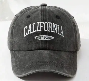 그레이 야구 모자 CALIFORNIA 블랙