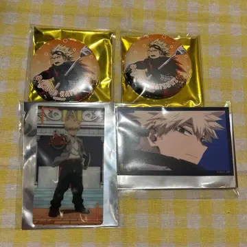 히로아카 바쿠고 카츠키 오픈 스쿨 캔뱃지 클리어 카드 장면 사진 스티커