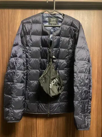 TAION 이너 다운 네이비 L