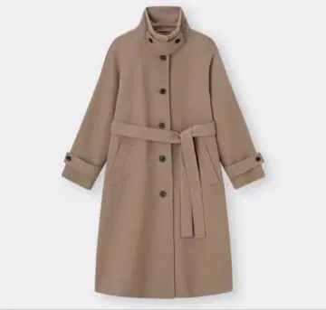 새상품 GU 코지 멜톤 발마칸 코트 브라운 S/M