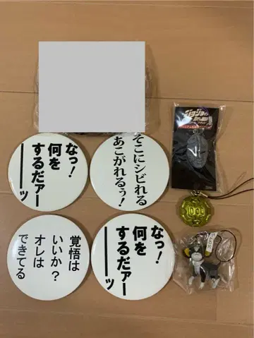 죠죠 스트랩 석가면 캔뱃지 이기 파시오네 UJ 레어 극장판