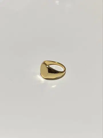 츠네타 다이키 착용 반지 12호 골드 핑키링