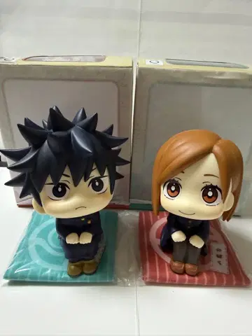 주술회전 룩업 혜택용 좌식 쿠션 포함 후시구로 메구미 쿠기사키 노바라