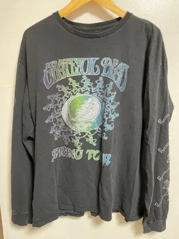 Grateful Dead 스프링 투어 긴팔 T셔츠