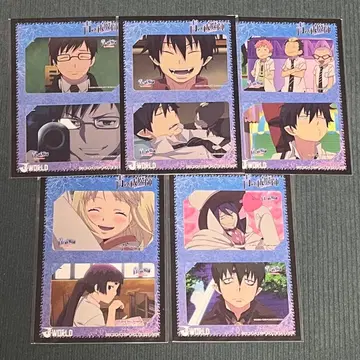 청의 엑소시스트 IC카드 스티커 5종 세트