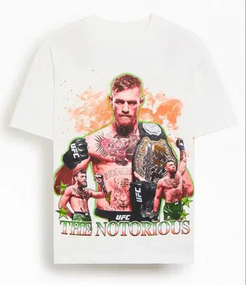 UFC 택 포함 코너 맥그리거 셔츠 맥그리거 사이즈 L