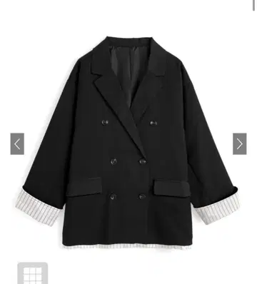 GRL 그레일 스트라이프 패턴 도킹 테일러드 자켓 dpk466