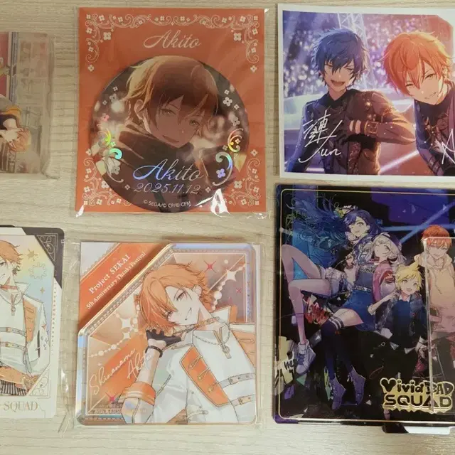 프세카 시노노메 아키토 생일 캔뱃지 5주년 아크릴 앨범 아크릴 등