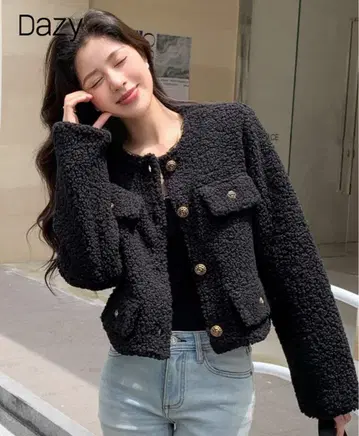 현재 품절 SHEIN 자켓 아우터 블랙