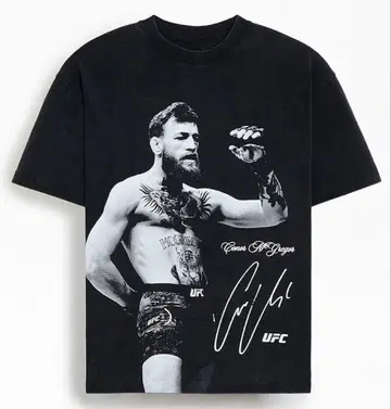 UFC 공식 코너 맥그리거 프론트라인 티셔츠 사이즈 L