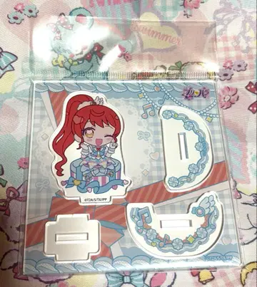 프리파라 캐릭터핀 화이트 타마 미캉 아크릴 스탠드